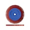 Dedeco Sunburst Radial Bristle Discs 8 in X 1 in Straight Ts Red 220 Grit A/O 1/Unit 1910 - alternate 1